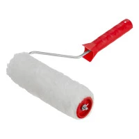 Валик "Искусственный мех", в сборе, 200 мм, D 48 мм, D ручки 6 мм, крепление шплинтом Сибртех