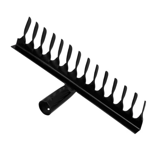 Грабли стальные, 300 мм, 14 витых зубьев, без черенка, Сибртех
