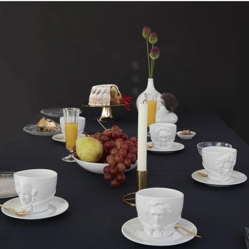 Чайная пара talent, wolfgang amadeus mozart, 260 мл, белая