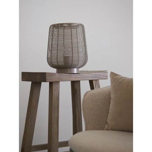 Лампа настольная vinger, D22х26 см, бежевая