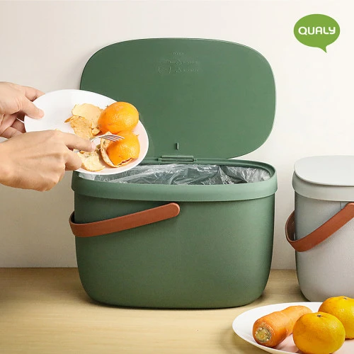 Контейнер для пищевых отходов foody, 7 л, зеленый