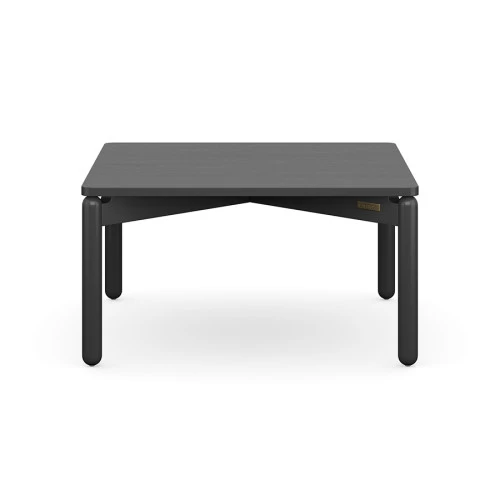 Столик кофейный saga, 75х75 см, темно-серый