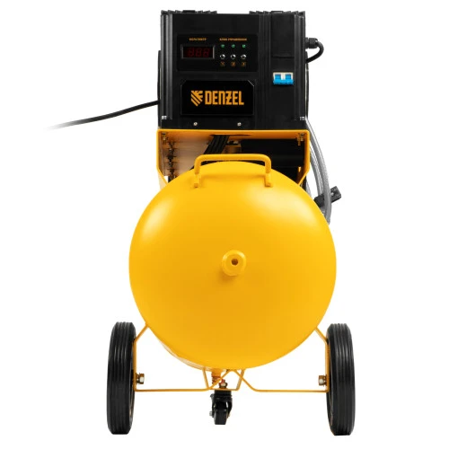 Компрессор безмасляный, малошумный DLS 3300/100, 3300 Вт,3x1100, 100 л, 570 л/мин ,блок управления Denzel