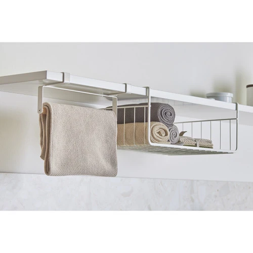 Набор из двух кухонных вязаных полотенец из коллекции essential, темно-серое/бежевое