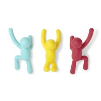 Набор крючков buddy, разноцветный, 3 шт.