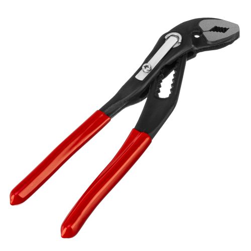 Клещи переставные 180 мм, кнопочный механизм, хром-ванадий, обливные рукоятки Matrix