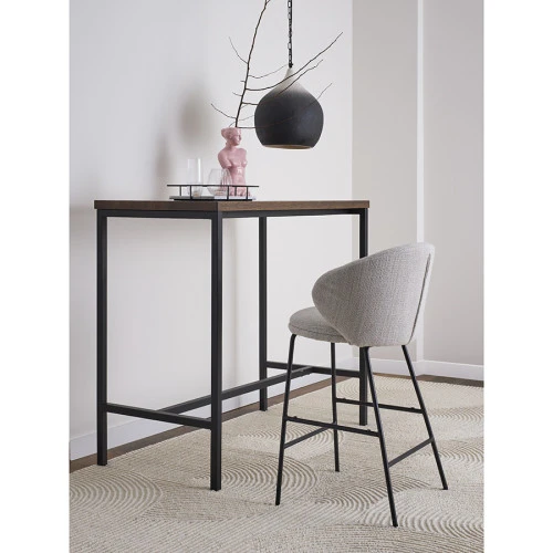 Стул полубарный comfy, рогожка, топленое молоко