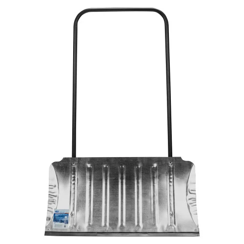 Движок для уборки снега оцинкованный, 735x385x1120 мм, стальная рукоятка, Сибртех