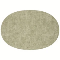 Салфетка подстановочная овальная двухсторонняя fabric, мятная