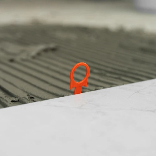 Комплект зажим + клин для системы выравнивания плитки СВП Кольцо, 250/250 шт. в коробе Сибртех