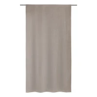 Штора из хлопкового бархата серого цвета из коллекции essential, 150х290 см