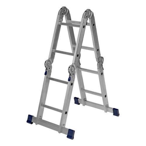 Лестница шарнирная алюминиевая, 4 х 2 ступени, Сибртех