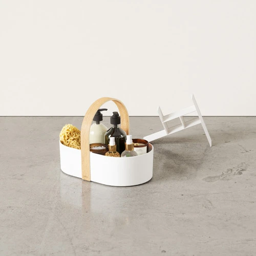 Органайзер bellwood caddy, 30х23 см, белый/натуральное дерево