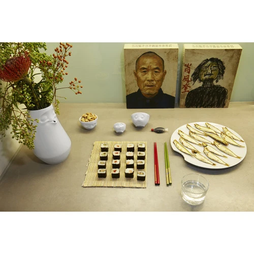 Ваза laid back, 23 см, белая