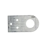 Проушина прямая, 2 мм, 75 х 40 мм, цинк Сибртех