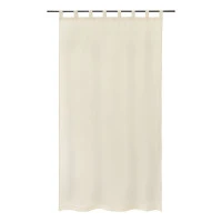 Штора из хлопка и льна кремового цвета из коллекции essential, 150х290 см
