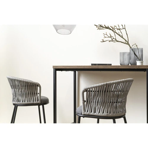 Стул полубарный haugen, темно-серый/светло-серый