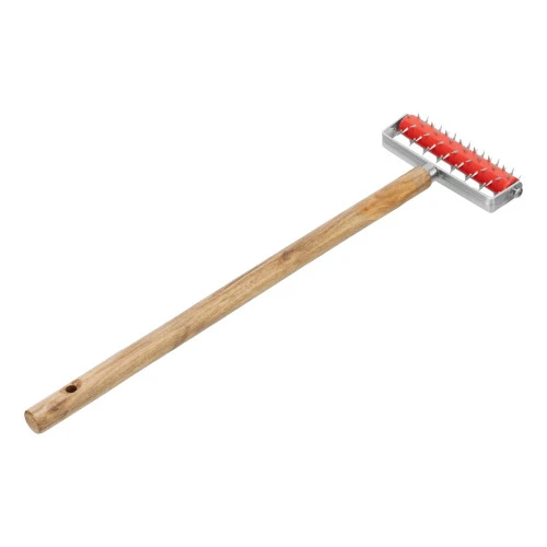 Валик для гипсокартона, 150 мм, игольчатый, деревянная ручка 500 мм MTX