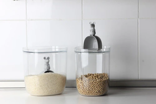 Контейнер с мерной ложкой lucky mouse, 3,5 л