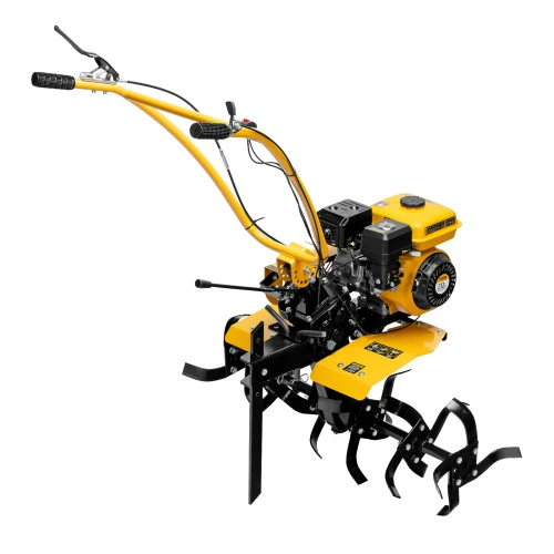 Мотоблок DPT-270SB, 7 л.с., ремен.сцеп, фрез 3х4, ШОМ, без колес, передачи 2В/1Н Denzel