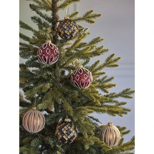 Набор ёлочных украшений vitrage из коллекции new year essential, 7 шт.