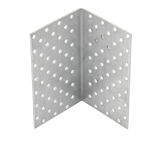 Крепежный уголок равносторонний  2 мм,   KUR 80 x 80 x 140 мм Сибртех