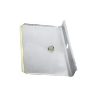 Лопата для уборки снега тротуарная, алюминиевая, 400 х 400 мм, без черенка, Сибртех