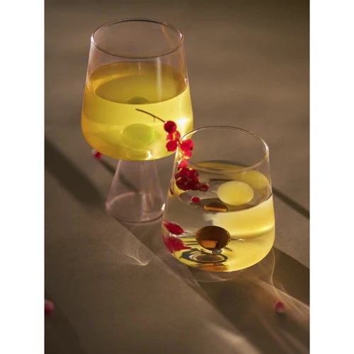 Бокал для вина orb, 400 мл, розовый/зеленый