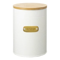 Банка для хранения крупы irmel, 2,5 л, молочная