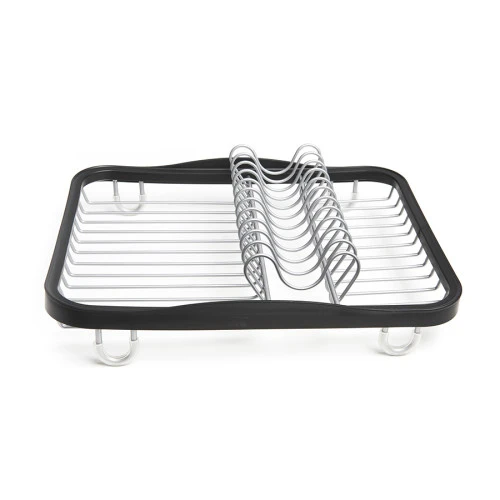 Сушилка для посуды sinkin, 28х14х35,5 см, черная, никель
