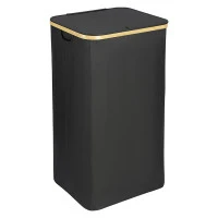 Корзина для белья neat tall, 41х35х74 см, черная