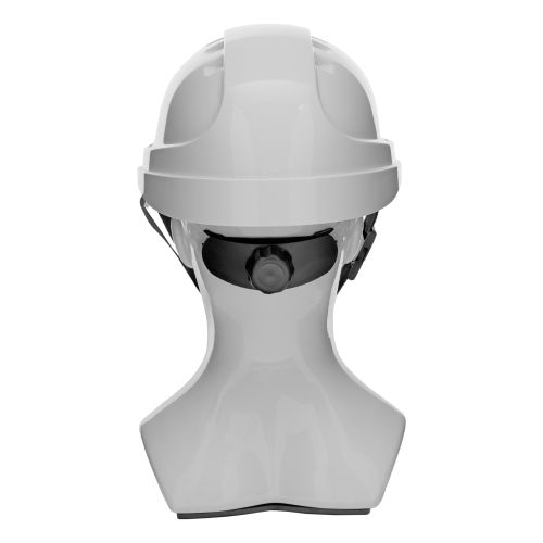 Каска защитная ударопрочная, ABS/PC, плавная регулировка, модель «Форвард» (К-05)белая Denzel