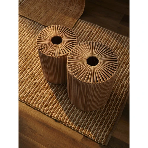 Корзина плетеная dholak beige из коллекции ethnic, размер m