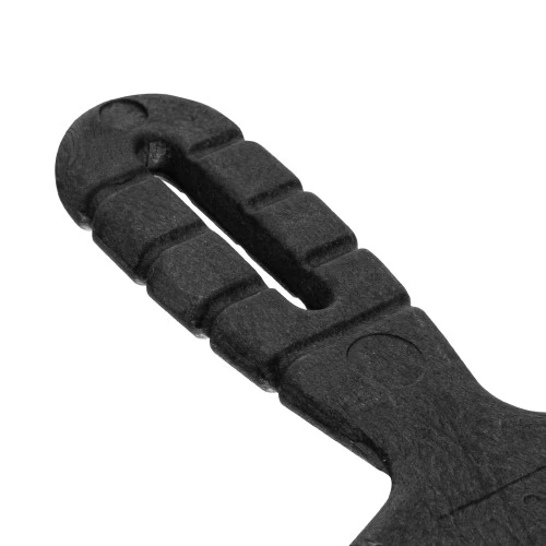 Шпатель из нержавеющей стали, 100 мм, зуб 4 х 4 мм, пластмассовая ручка Сибртех