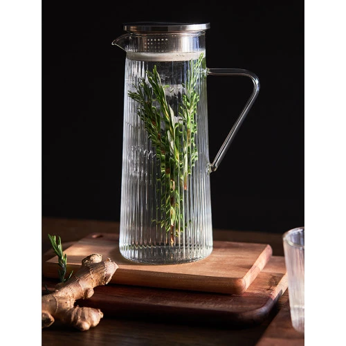 Кувшин с крышкой soft ripples, 1,2 л