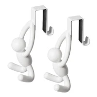 Набор надверных крючков buddy, белый, 2 шт.