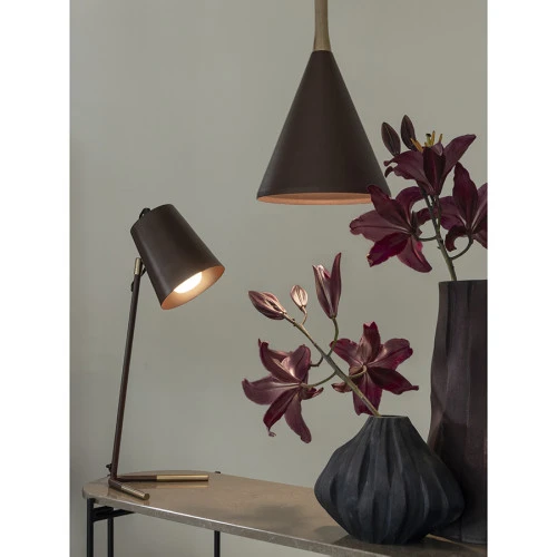 Лампа настольная byokko, D20х47 см, сливовая