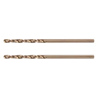 Сверло по металлу, 2 мм, HSS Co-8%, 2 шт.// Denzel