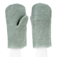 Рукавицы брезентовые огнеупорные, одинарный наладонник, 2 размер Сибртех