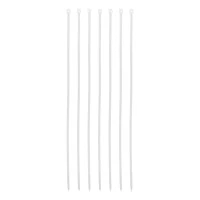 Хомуты, 300 x 3.6 мм, пластиковые, белые, 100 шт Сибртех