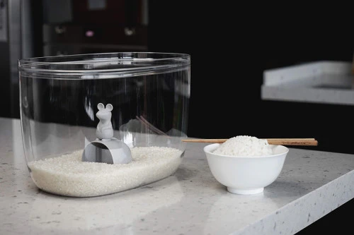 Контейнер с мерной ложкой lucky mouse, 7 л