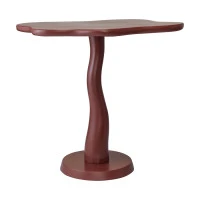 Столик приставной fluid, 56х49 см, сепия