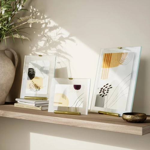 Фоторамка flute, 26х30 см, латунь