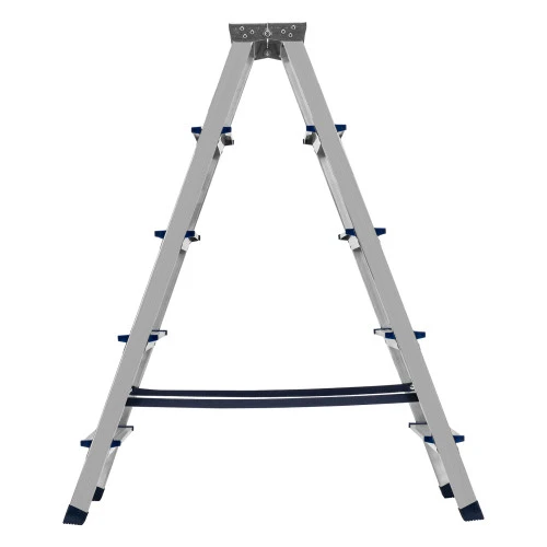 Стремянка двусторонняя 5 ступеней, алюминиевая, Сибртех