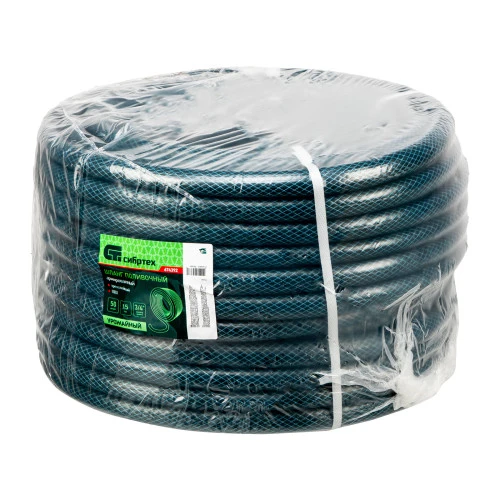 Шланг поливочный армированный ПВХ 3/4", 50 м, урожайный Сибртех