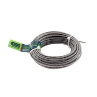 Леска для триммера квадратная витая, армированная алюминием, 3.0 мм х 10 м, Сибртех