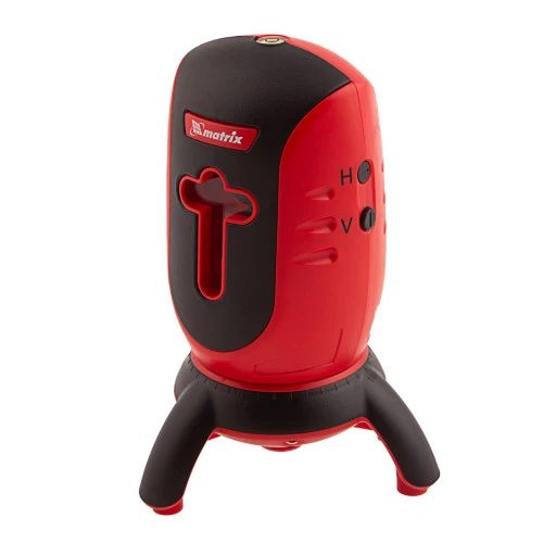 Лазерный уровень ML01T, дальность 10 м, точность ± 0,5 мм, / 1 м, длина волны 650 нм, проекция 1 вертикальная 1 горизонтальная плоскость, резьба под штатив 5/8", штатив в комплекте Matrix