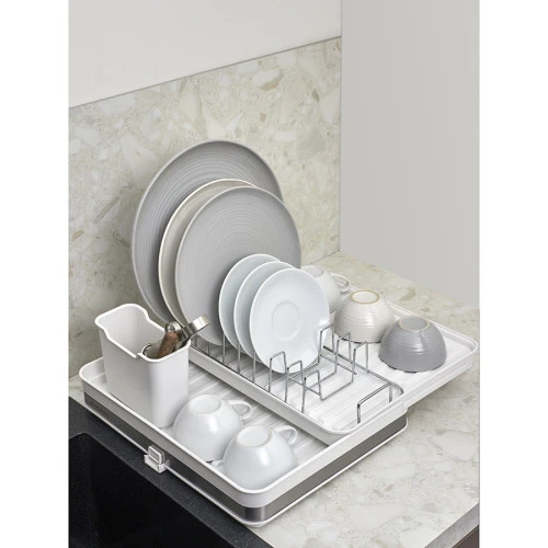 Сушилка для посуды atle раздвижная большая, белая