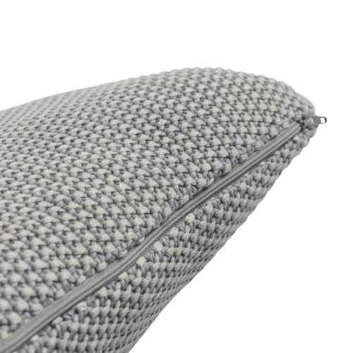 Подушка декоративная из стираного хлопка серого цвета из коллекции essential, 45х45 см