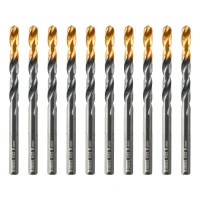 Сверло по металлу, 6 мм, HSS-Tin, Golden Tip, 10 шт. Denzel